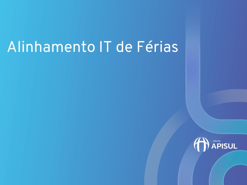 Course Image Alinhamento sobre IT de Férias - 2023